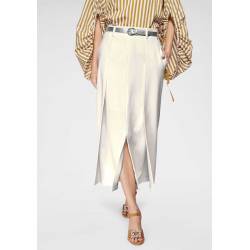 Long skirt with nice slit Guido Maria Kretschmer, cream, stylisation